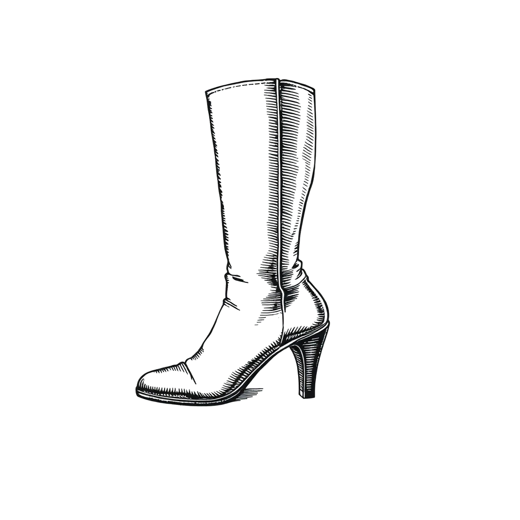 Women's boot sketch