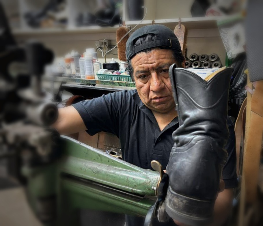 Jesus, master cobbler at work