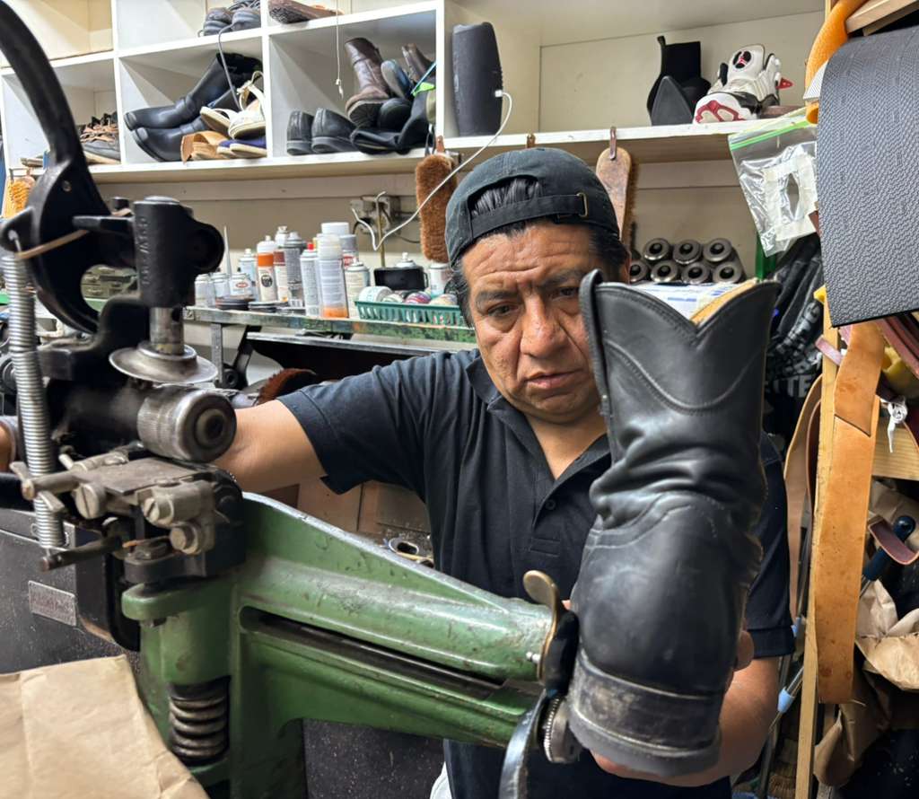 Jesus, master cobbler at work